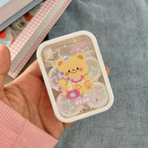 Estuche para lentes de contacto de colores con diseño de oso de Blue Apron